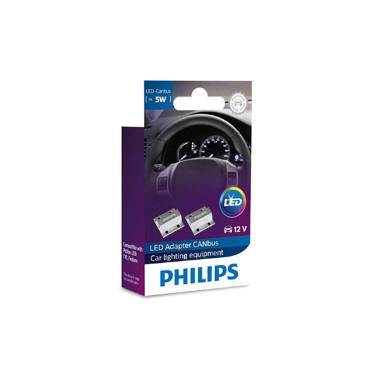Резистор светодиодной лампы 12V 5W PHILIPS CANbus LED control unit (2шт)