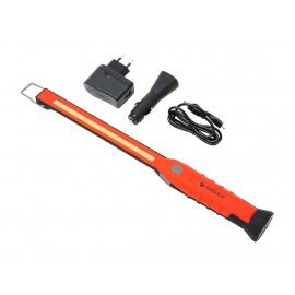 Фонарь переноска светодиодная АвтоДело 3W COB + 1W LED 300LM Li-Ion 1800 mah (магнит, подвес