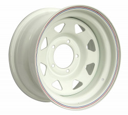 Диск усиленный УАЗ стальной белый 5x139,7 7xR15 d110 ET0 (треуг. мелкий)