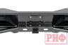 Бампер РИФ силовой задний Toyota Land Cruiser 76 2007+ с квадратом под фаркоп и фонарями
