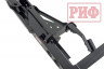 Бампер РИФ силовой задний Toyota Land Cruiser 76 2007+ с квадратом под фаркоп и фонарями