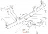 Фаркоп Oris Bosal под квадратное отверстие (с шаром типа E) для Chevrolet Niva 4х4 2002-2020