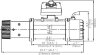 Лебёдка электрическая 12V Runva 12000 lbs 5443 кг (стальной трос)