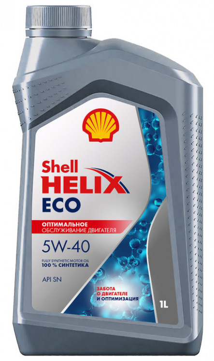 Масло моторное SHELL Helix ECO 5W40 A3/B3, A3/B4 SN/CF 1л синтетика