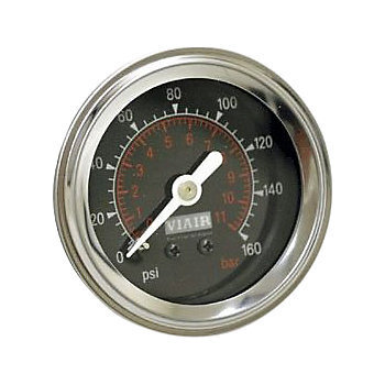 Манометр бортовой 2" VIAIR от 0 до 11 атм (чёрный)